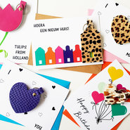 Kaarten met sleutelhanger